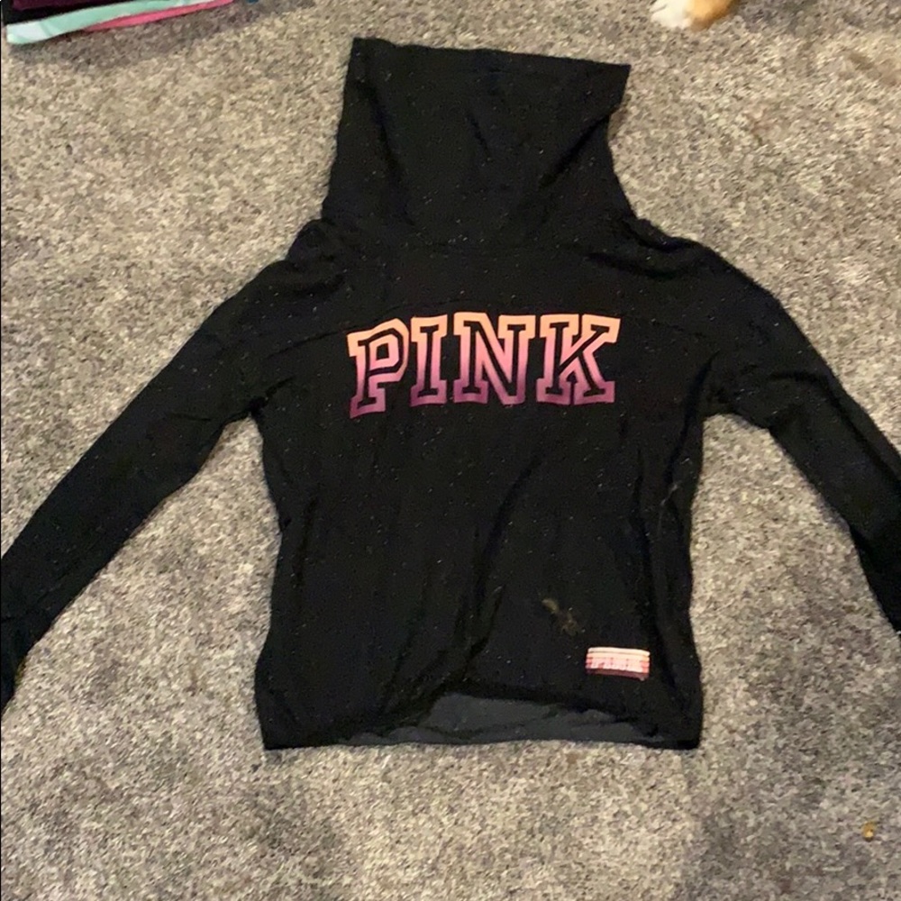 Pink turtle neck sweater